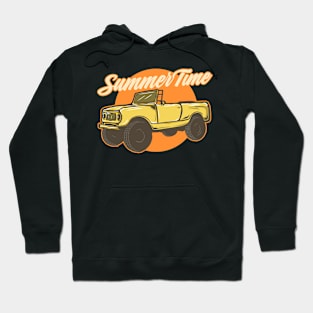 Summer Time Jeep Artwork Hoodie